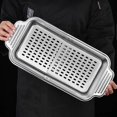thumbnail image 4 of Stainless Steel Dish Drain Rack Expandable Sink Drain Rack Kitchen Drain Basket Portable Dish Drainer Cutlery Rack, 4 of 5