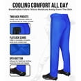 thumbnail image 6 of Exxact Sports Proline Full Length Baseball Pants Youth with Stripes, Relaxed Fit Open Bottom Boys Baseball Pants (Royal Blue/Black, YXL), 6 of 7