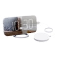 thumbnail image 1 of GUOOL Digital Mirror USB Charger Ports Vibrating Clock Snooze & Battery 12/ Watch White base, 1 of 8