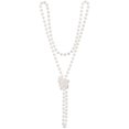 thumbnail image 1 of Collier Costume Perles en Plastique Blanc d'Hiver, 1 of 1