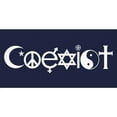 thumbnail image 3 of CafePress - Coexist Long Sleeve T Shirt - Women's Long Sleeve Graphic Casual T-Shirt, 3 of 4