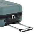 thumbnail image 4 of Wrangler 20-inch Carry-On Rolling Hard Side Spinner Luggage, Green, 4 of 8