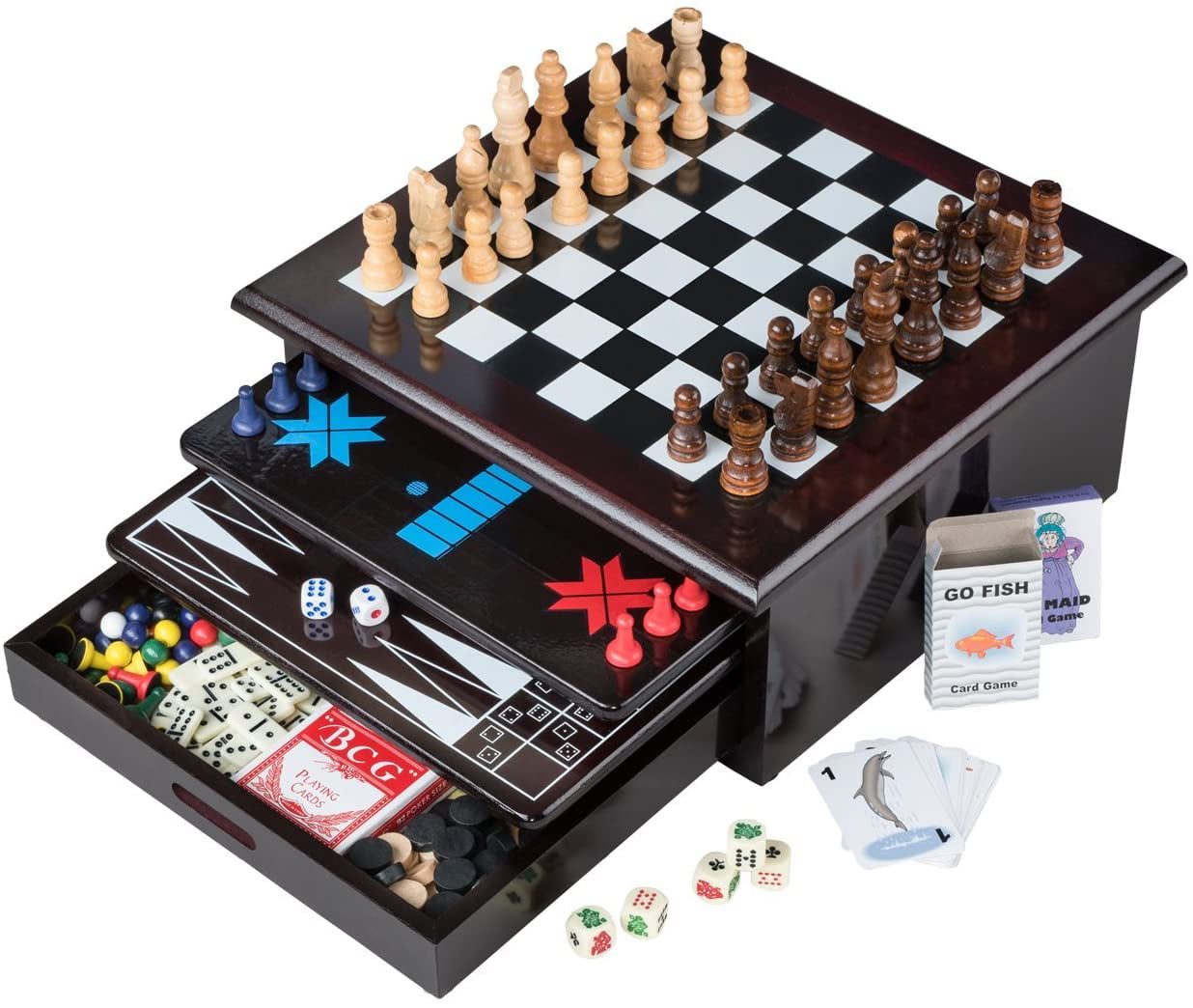 Professional Metal Pieces Chess Set Game Family Table Game Consol Checkers  Entertainment Pocket Go Xadrez Tabuleiro Jogo Games