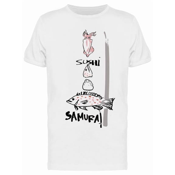 Sushi Japanese Food Tee Men's -Image by Shutterstock Men's T-shirt