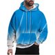 thumbnail image 2 of Sudadera con capucha para hombre, estilo casual, con cuello redondo, estampado, manga larga, blusa de poliéster, 2 of 5