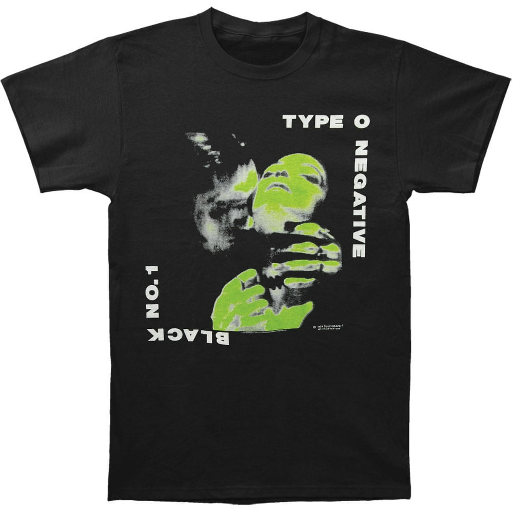Type O Negative - Type O Negative Men's Black No. 1 T-shirt Black - Walmart.com - Walmart.com