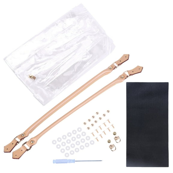 Yokua DIY Purse Bag Making Kit Clear PVC Craft Tool Set Handbag Messenger Bags