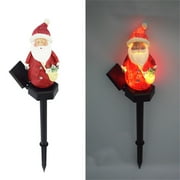 ZENGHUIJ Solar Christmas Decoration Lights Outdoor, Led Lights Solar Garden Decoration, Solar Pole Lights Christmas Garden Decoration Warm Light Patio