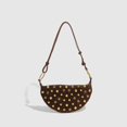 thumbnail image 1 of Designer Studded Shoulder Bag Rivet Crescent Bag 2025 New Women Metal Underarm Bag High-end Retro Rivet Polka Dot Shoulder Bags, 1 of 5