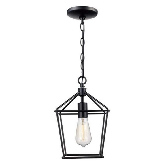 Trans Globe Lighting 30261 Lacey Too 8 Wide Mini Pendant - Black