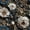 Bronze, variant on Gothic Crow Floral Wallpaper, Vintage Botanical Flower Wall Decor, Peel and Stick Waterproof SelfAdhesive Vinyl for Bedroom Living Room Kitchen Cabinet Drawer 17.7 * 118 in