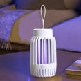 thumbnail image 1 of Nueva trampa de lámpara de mosquitos, lámpara de captura de mosquitos para el hogar, artefacto de trampa de mosquitos de tipo de choque, interior silencioso, lámpara matamosquitos blanca, 1 of 8