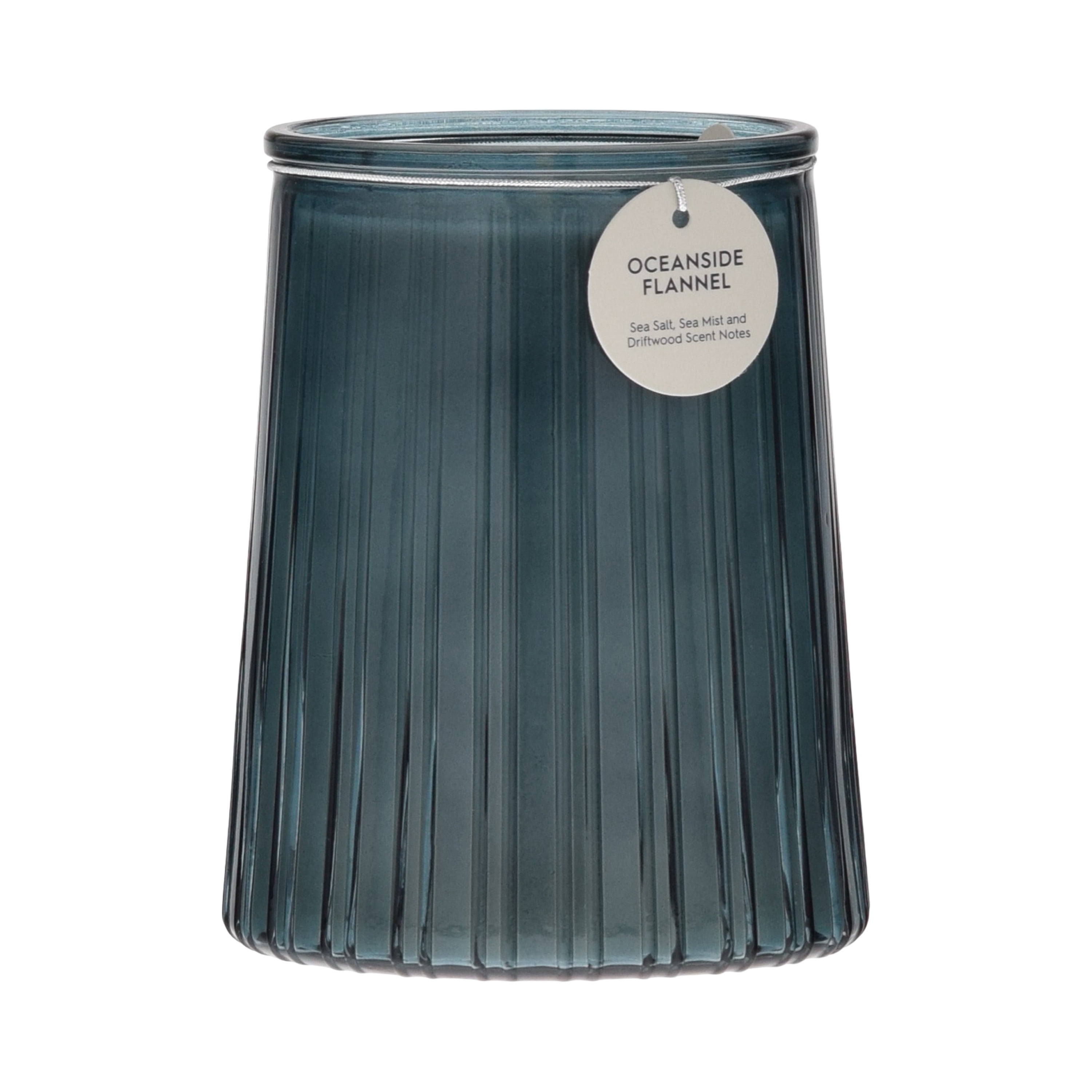 Better Homes & Gardens Oceanside Flannel Scented 1-Wick 16.1 oz Ribbed Jar Candle