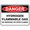 Warning Sign 3, variant on Hydrogen Flammable Gas No Smoking Or Open Flames Sign - 8"x12" Metal Tin Danger Sign for Industrial Commercial Use