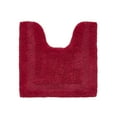 thumbnail image 6 of Better Trends 20" x 20" U-Shape Toilet Rug, 100% Cotton Tufted Bathroom Rug, Contour Mat, Water Absorbent, Reversible, Machine Wash (Red) Lux Collection, 6 of 6