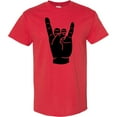 thumbnail image 3 of Inktastic Rocker Horns T-Shirt, 3 of 5