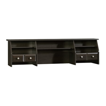 Sauder Shoal Creek Hutch Organizer Jamocha Wood Finish Walmart Com