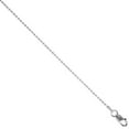 thumbnail image 2 of Sterling Silver 1.5mm Pallini Bead Ball Chain Anklet Thin Nickel Free Italy 9 inch, 2 of 3