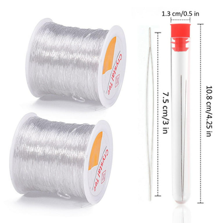 Stretchy String for Bracelets, Elastic String Jewelry , to Fit Small Beads,  can Use Multiple Layers to Fit Large Beads - 1.5m 1.5mm 55m 