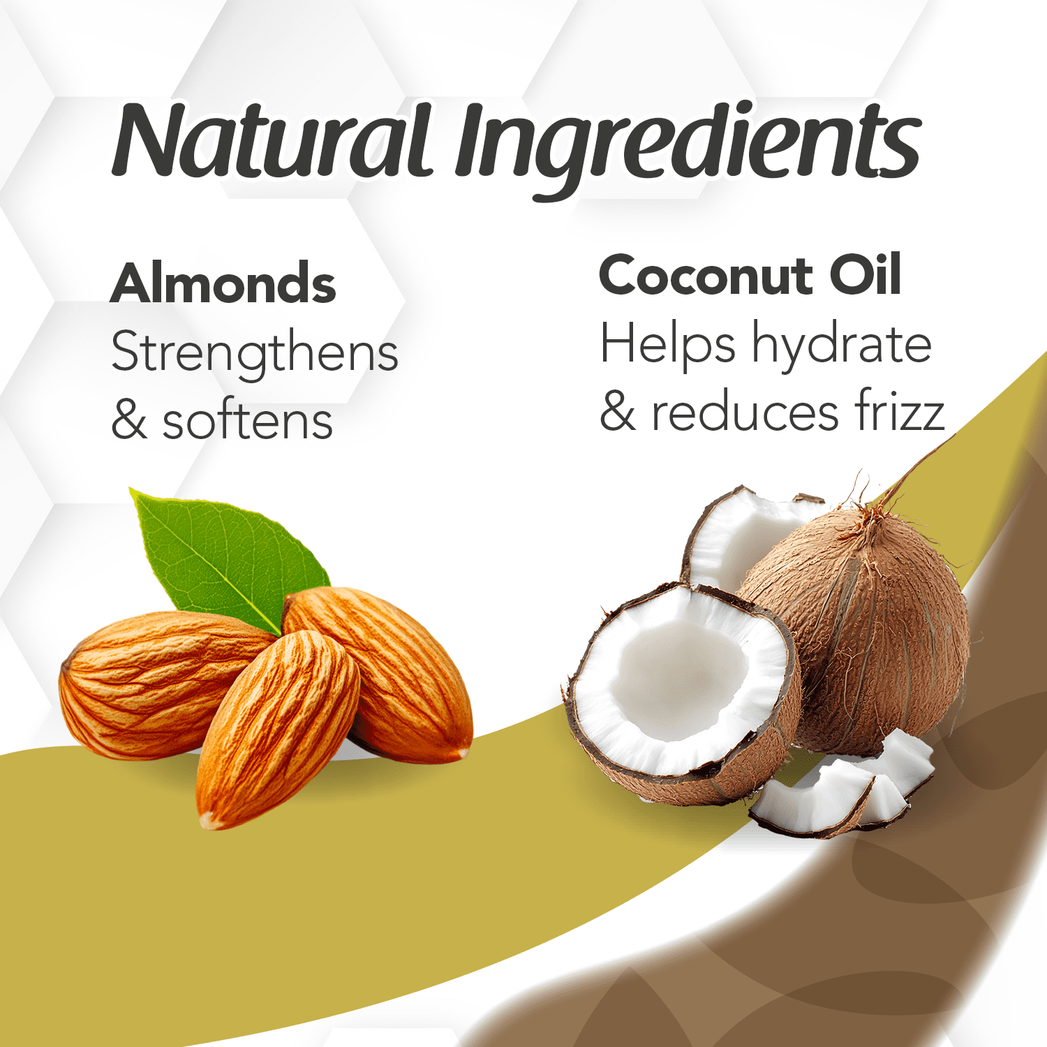 (2 pack) Vanart Almond Hydration Shampoo Luxurious Nourishment for Silky and Strong Hair,  25 Fo Bottle
