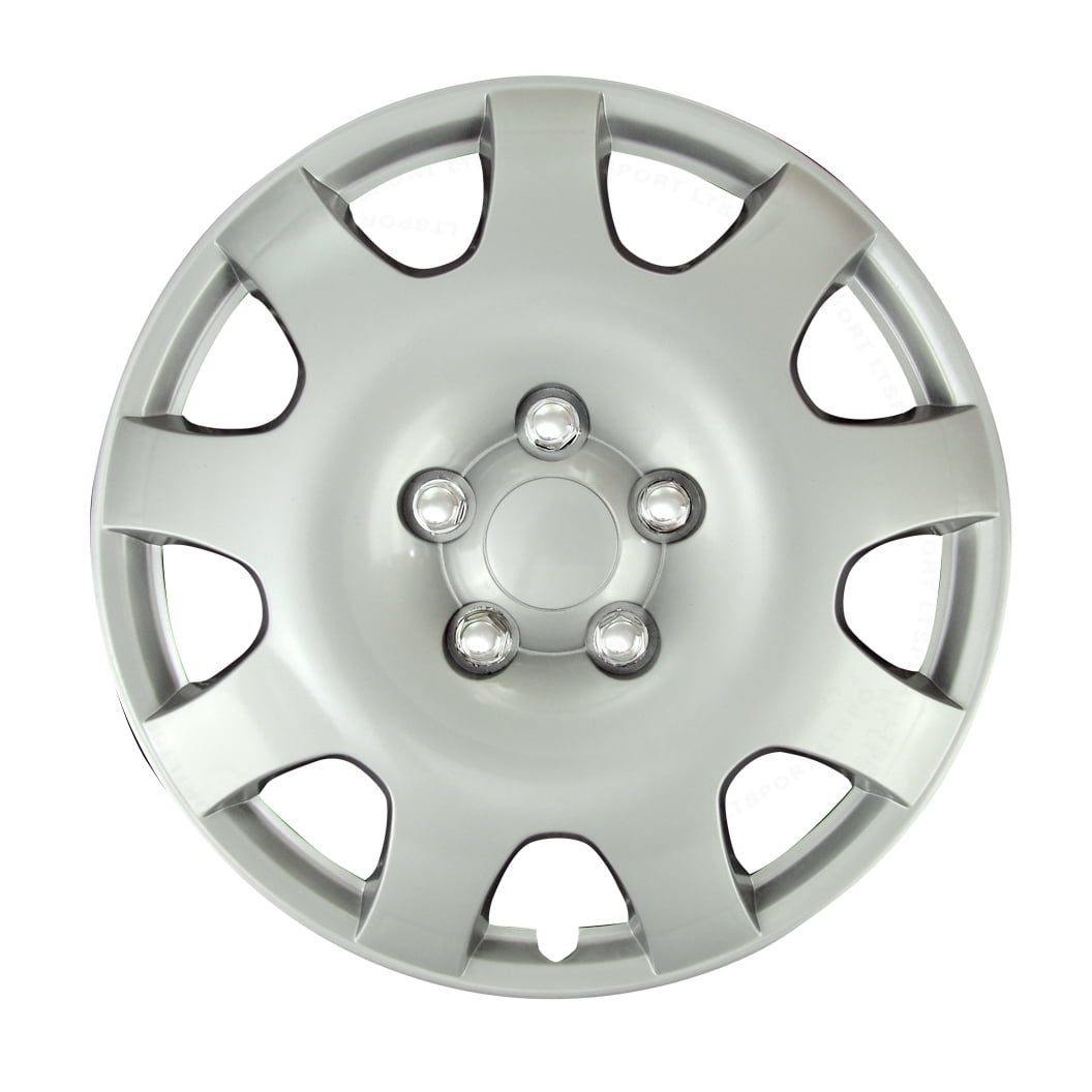 FIT 8306 MAZDA MINI HUB CAP SILVER 15" RIM WHEEL COVER 4 PC FULL CAPS