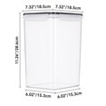 XL Tall Airtight Food Storage Containers, 4 Count, Black - Walmart.com