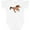 AA-White, variant on Inktastic Galloping Brown Horse-stylized illustration Boys or Girls Baby Bodysuit