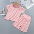 thumbnail image 2 of Girls Pajamas Pure Skin Friendly Middle Young Top Clogs Household Clothing Set, 2 of 5