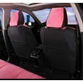 thumbnail image 2 of EKR Custom Fit Rogue Car Seat Covers for Nissan Rogue 2017 2018 2019 2020 S, SV, SL, Platinum- Full Set Leatherette(Black)/Suedette (Pink) Auto Seat Cover, 2 of 6