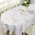 thumbnail image 1 of Grey Oval Tablecloth 60x84in for Oval Table Waterproof Table Cloths for Dining Room Indoor Outdoor Table Cloth, 1 of 5