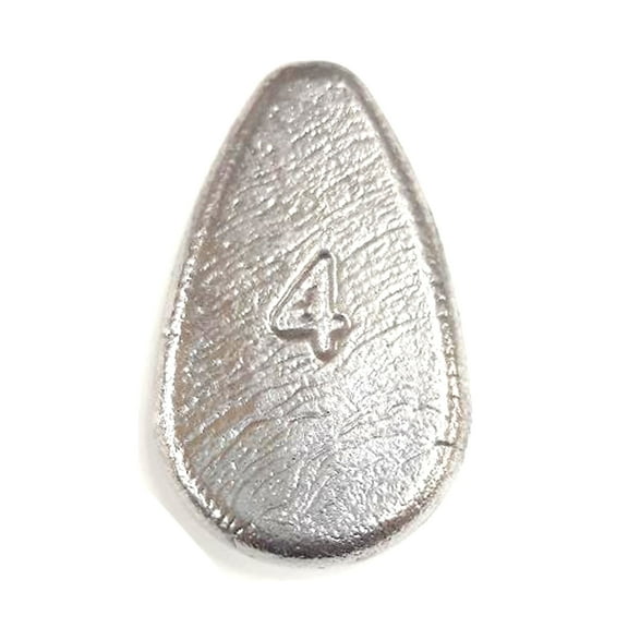 Stellar No Roll (4 Ounce 5 Pack) Sinker Fishing Weights, Fishing Bell Bullet Sinkers for Saltwater Freshwater Fishing Gear Tackle