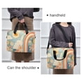 thumbnail image 6 of FORMRS 16" Laptop Bag Carrying Sleeve Case with Handle Travel Shoulder Briefcase, Beige Rainbow Clouds, 6 of 8