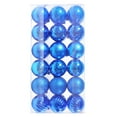 thumbnail image 3 of SIYIZHUA 36PCS Christmas Ball Ornaments 30mm/1.18" Shatterproof Christmas Tree Decorations Hanging Ball for Holiday Wedding Party Christmas Decorations Xmas Ornaments Set Decorations Blue, 3 of 4
