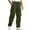 Army Green, variant on NTACZA Drawstring Pants for Men Green Athletic Work Jogging Pants Twill Multi Pocket Workout Cargo Pants Men Trousers L