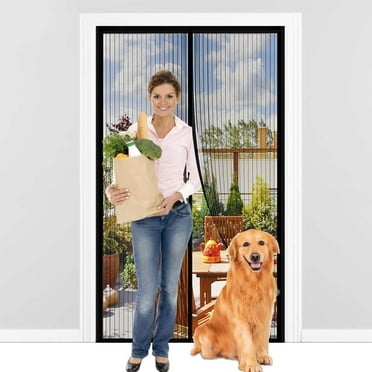 HadinEEon Magnetic Screen Door, Full Frame Seal. Fits Door Openings up to 36"x82" Max