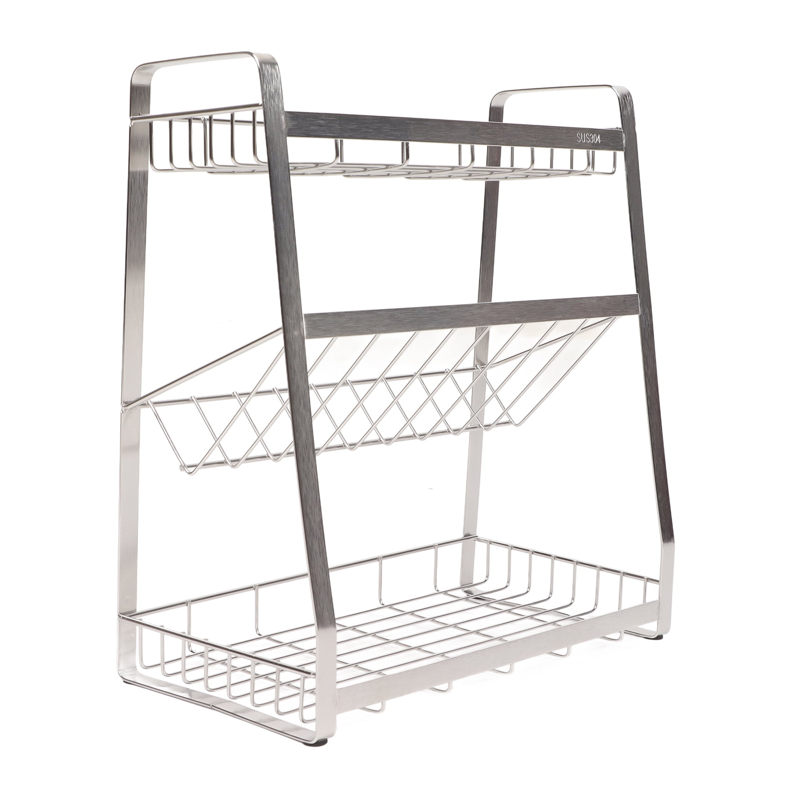 Spice Holder, Multipurpose Stainless?Steel Save Space Spice Rack For