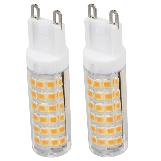 Paquete de 4, Bombilla LED G9 - 7W / 550LM, Equivalentes de Bombillas Halógenas de 60 Vatios, Blanco Cálido 3000K, ángulo de Haz de 360 Grados