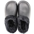 thumbnail image 3 of LAVRA Womens Faux Fur Lined Clogs Warm Cozy Nusring Shoes Indoor/Outdoor Garden Slip On, 3 of 7