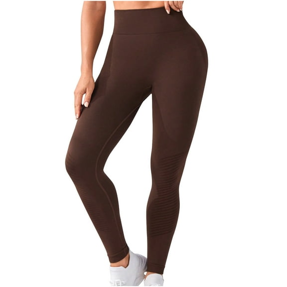 Tbopshirt Yoga Pants for Women Plus Size Seamless Tummy Control Tights,High Waist Casual Trousers Solid Elastic Waist Stretchy Yoga Cargo Pants,S-L