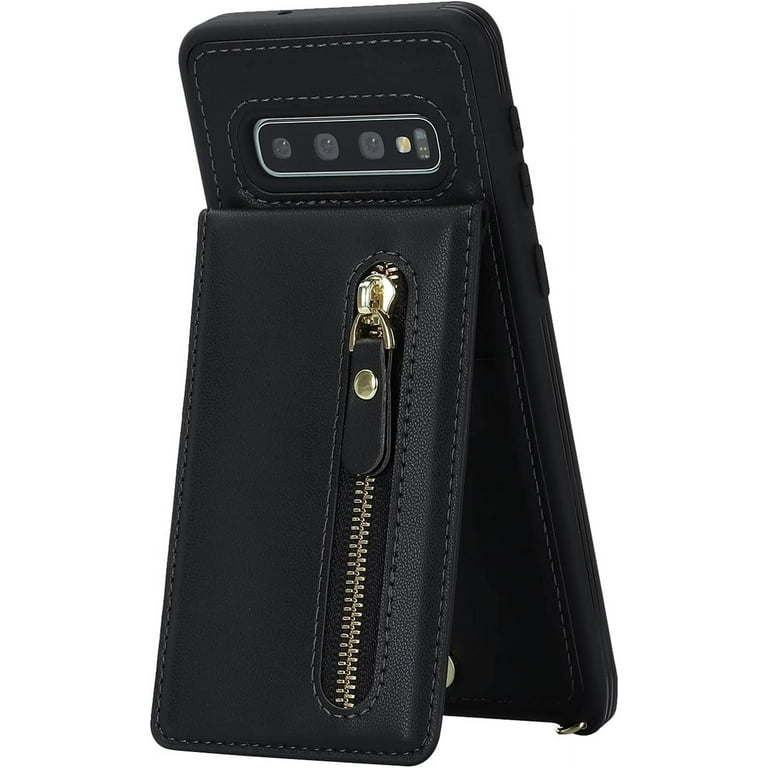 Crossbody Wallet for Samsung Galaxy S10 Case with Adjustable