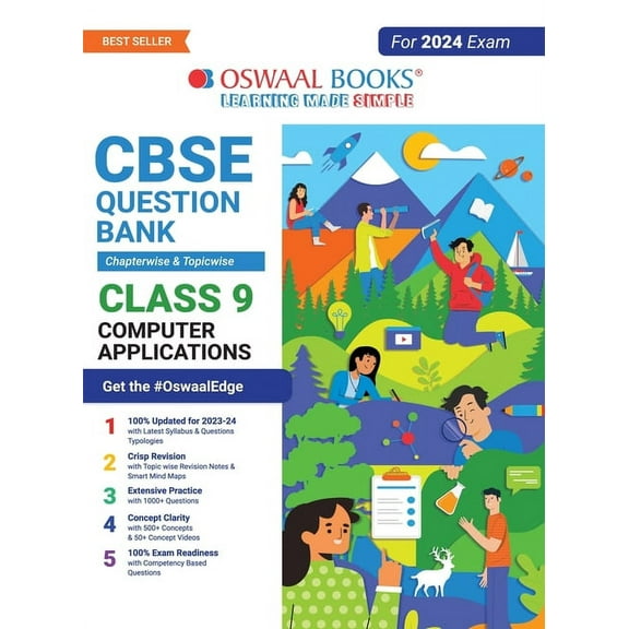Oswaal CBSE Chapterwise & Topicwise Question Bank Class 9 Mathematics Book (For 2023-24 Exam), (Paperback)