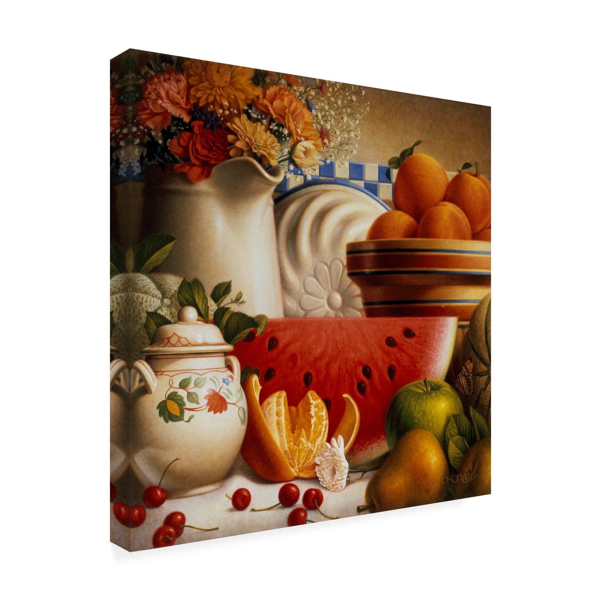 Trademark Fine Art 'Country Fruit' Canvas Art by Dan Craig
