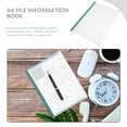 thumbnail image 4 of Clear Report Covers Transparent Drawbar Book Expandable File Folder Plastic Slider 10 Pcs, 4 of 6