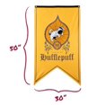 thumbnail image 5 of Banner CON*QUEST con el escudo de Harry Potter Hufflepuff, 75 x 125 cm, 5 of 5