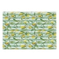thumbnail image 1 of Nature Cutting Board, Blooming Lemon Tree on Striped Paintbrush Background Evergreen Art, Decorative Tempered Glass Cutting and Serving Board, Large Size, Fern Green Seafoam, by Ambesonne, 1 of 1