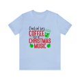 thumbnail image 2 of Unisex Jersey Short Sleeve T-Shirt Fueled by Coffee And Christmas Music, 2 of 10