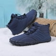 thumbnail image 6 of Minimalist Unisex Barefoot Hiking Boots for Winter - Slip - On, Warm, Waterproof, Wide Toe Box Ankle Boots, Ideal for Hiking, Walking & Outdoor Use, 6 of 15