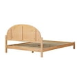 thumbnail image 4 of Walker Edison Modern Boho Solid Wood Queen Bed, Cerused White, 4 of 16