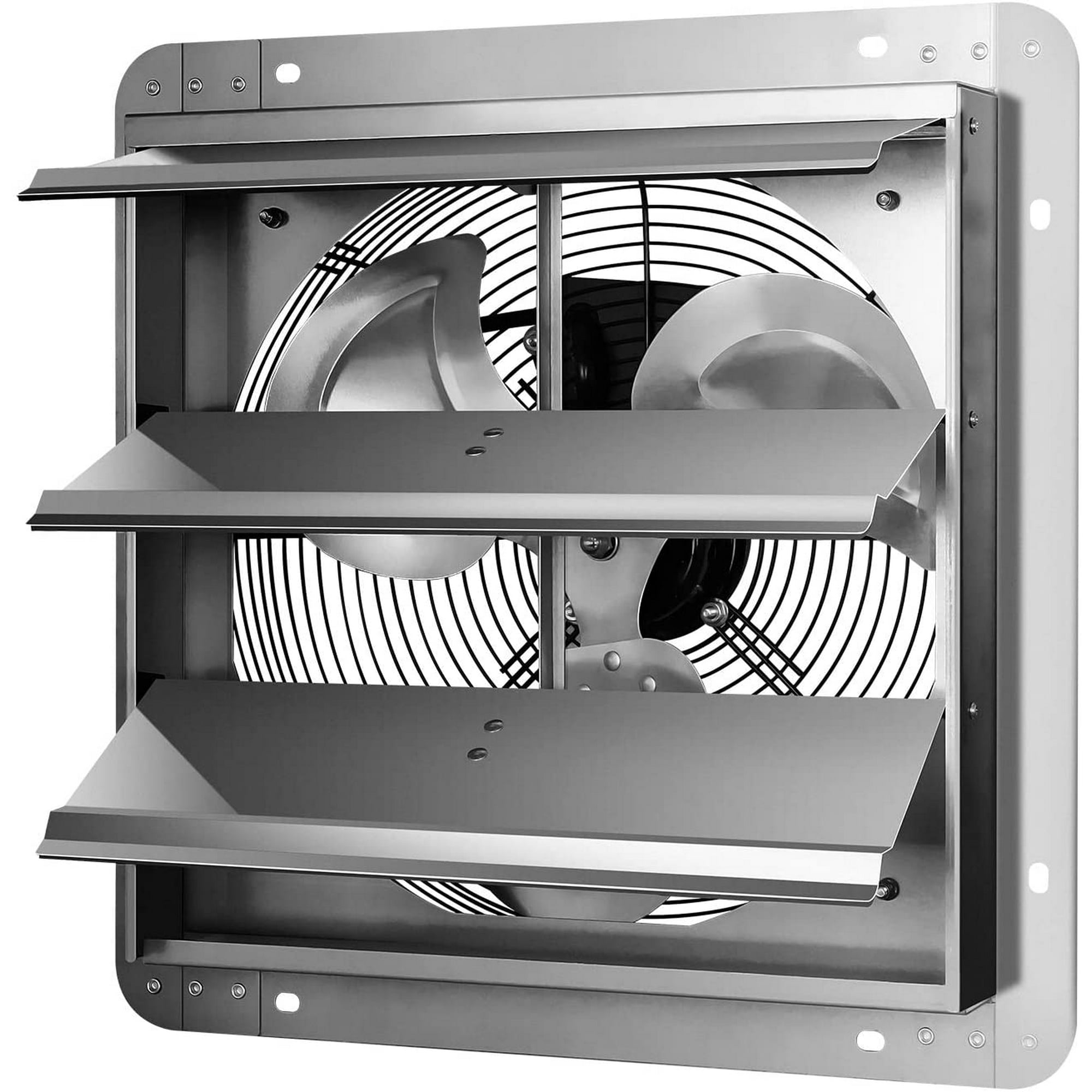 iPower 14 inch Shutter Exhaust Fan Aluminum,High Speed 1650RPM, 1000 CFM,  1-Pack, Silver - Walmart.com