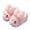 Pink, variant on Bunny Slippers Fleece Lined Slippers Winter Slippers with Non-Slip Sole for Indoor and Outdoor Wear Cozy House Shoes with Ear Design for Youth and Junior